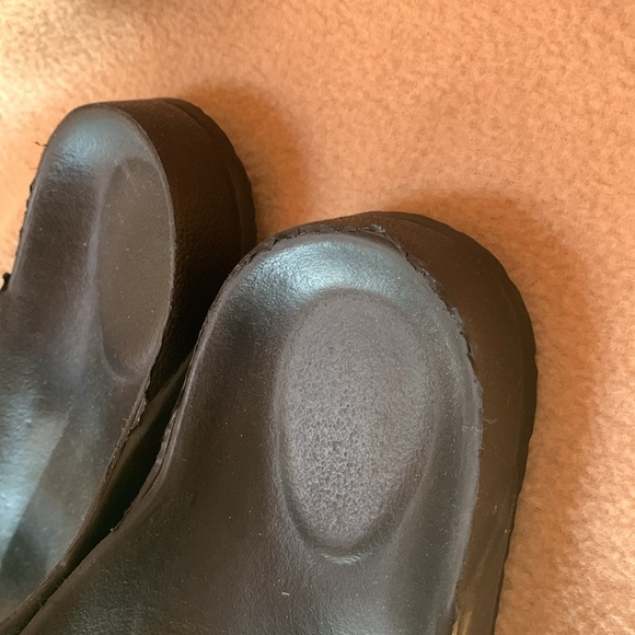 Black Beach Locker Room Sandals Lot Size 7 - Picture 10 of 11